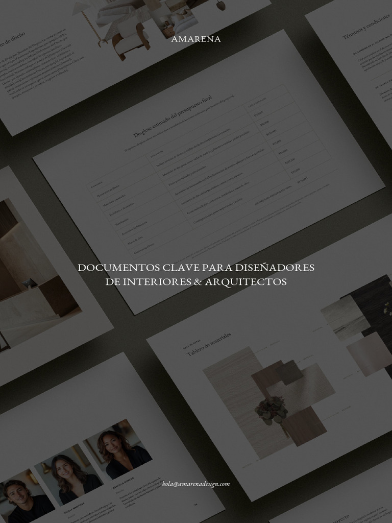 Documentos Esenciales para Diseño Interior | PDF | Diseño | Cliente