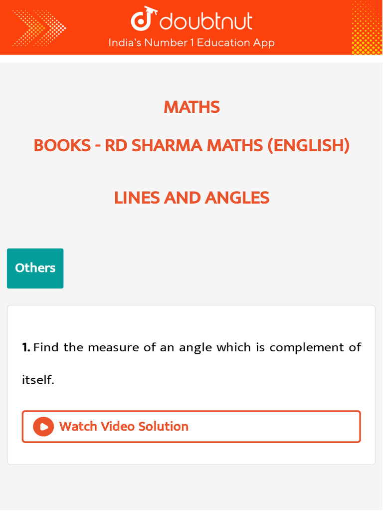 683 Books Doubtnut Question Bank | PDF | Angle | Elementary Geometry
