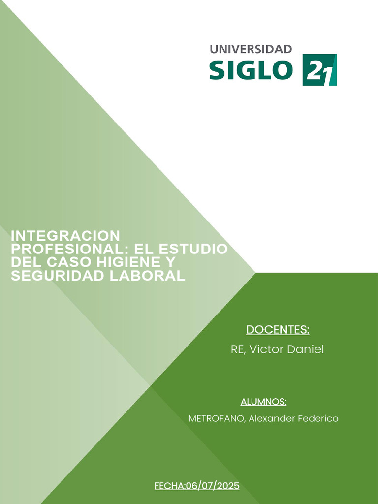 Análisis de Riesgos en Seguridad Laboral | PDF | Seguridad y salud ...