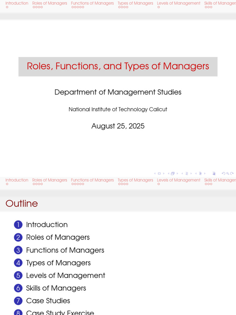 Understanding Managerial Roles and Functions | PDF | Business ...