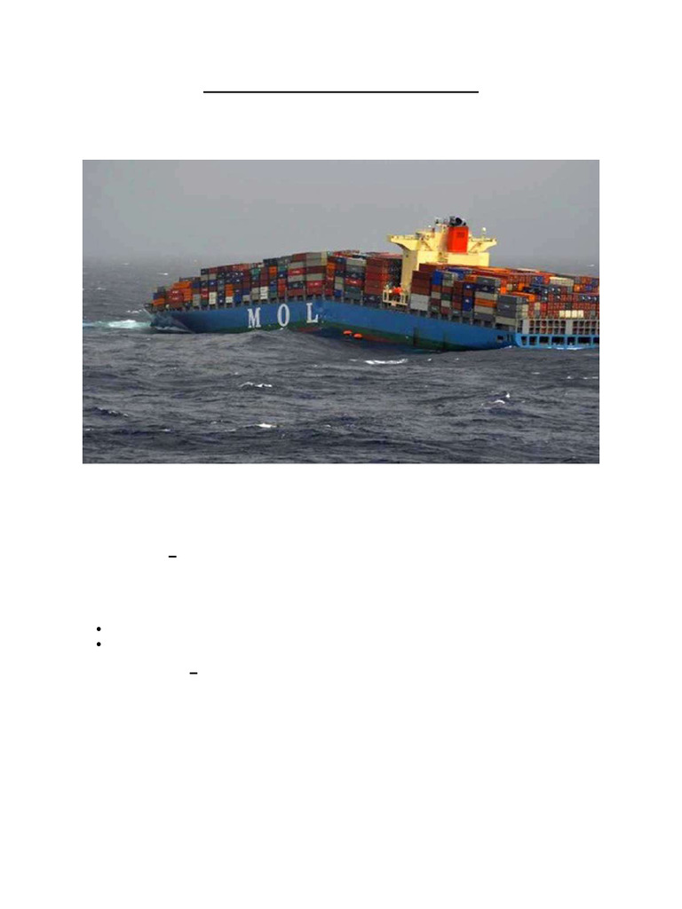 Shear Force & Bending Moments in Ships | PDF | Bending | Ships