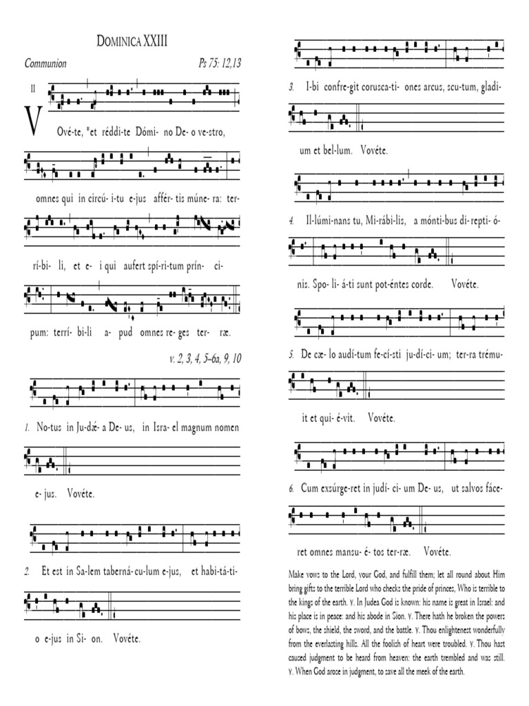Communion Reflection on Psalm 75 | PDF