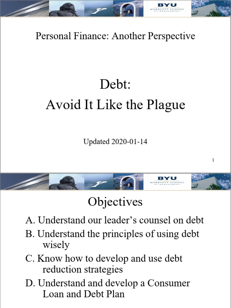 Class Pdfs 04 Debt and Debt Reduction PDF | PDF | Bankruptcy | Debt