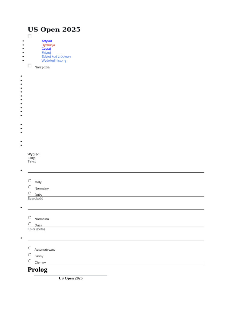 US Open 2025 | PDF
