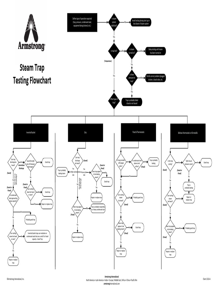 Steam Trap Testing Guidelines | PDF | Gas Technologies | Mechanical ...