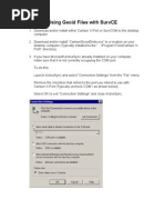 Using Geoid Files With SurvCE