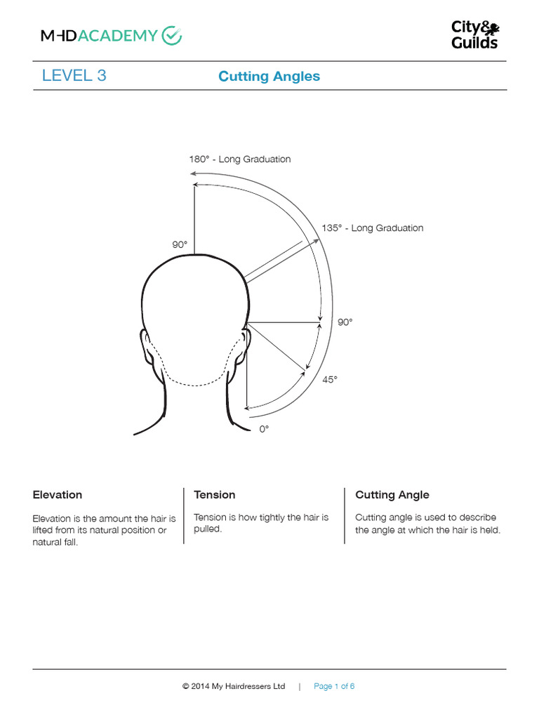 Understanding Hair Cutting Angles | PDF | Hairstyle | Hairdresser