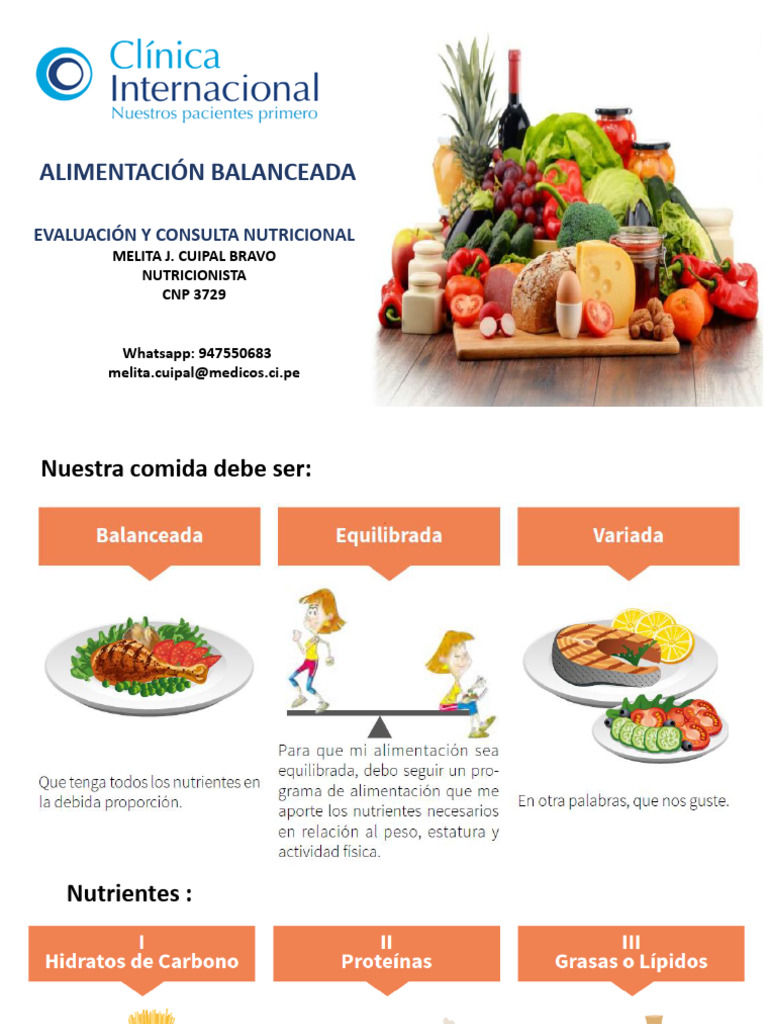 Alimentación Balanceada: Guía Práctica | PDF