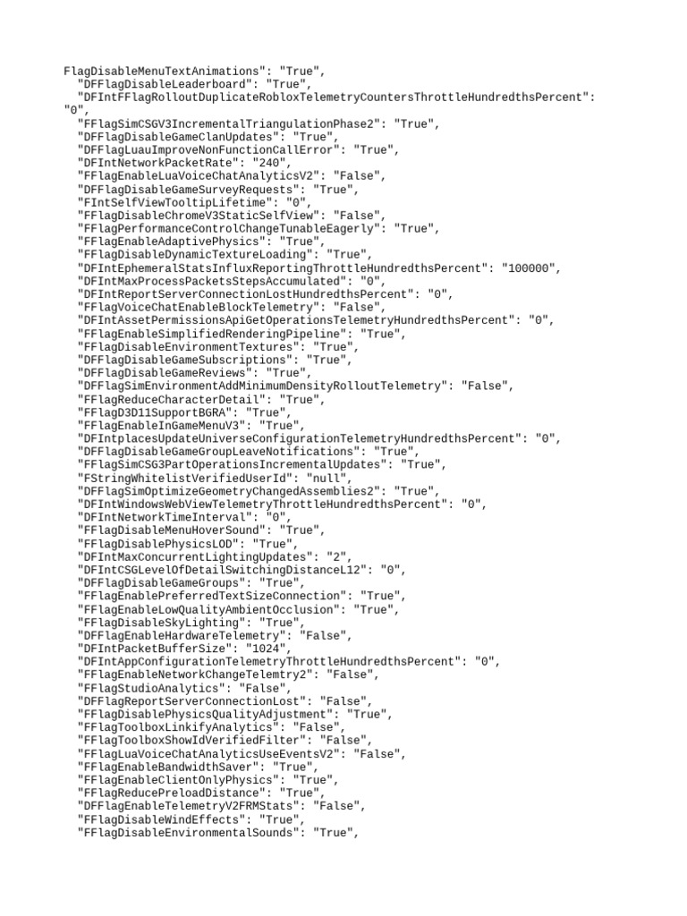 Roblox Feature Flags Configuration | PDF | Statistical Inference ...