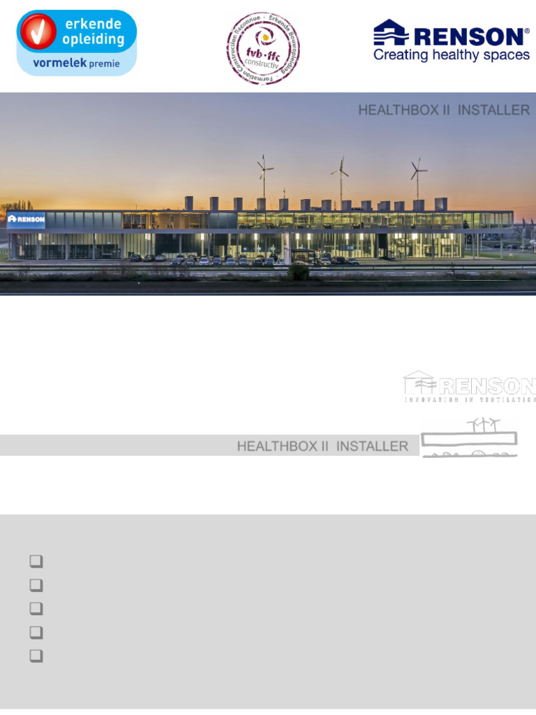 Aansluiting en Instelling Healthbox II | PDF