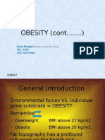 OBESITY (Cont. ) : Click To Edit Master Subtitle Style