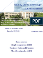 Basics of Scanning Probe Microscopy: A.K. Raychaudhuri