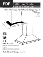 Download SV198F-SP3036 SV198D-SP3036 SV198Z-SP3036 Manual by Euro-Kitchen Inc SN91620153 doc pdf