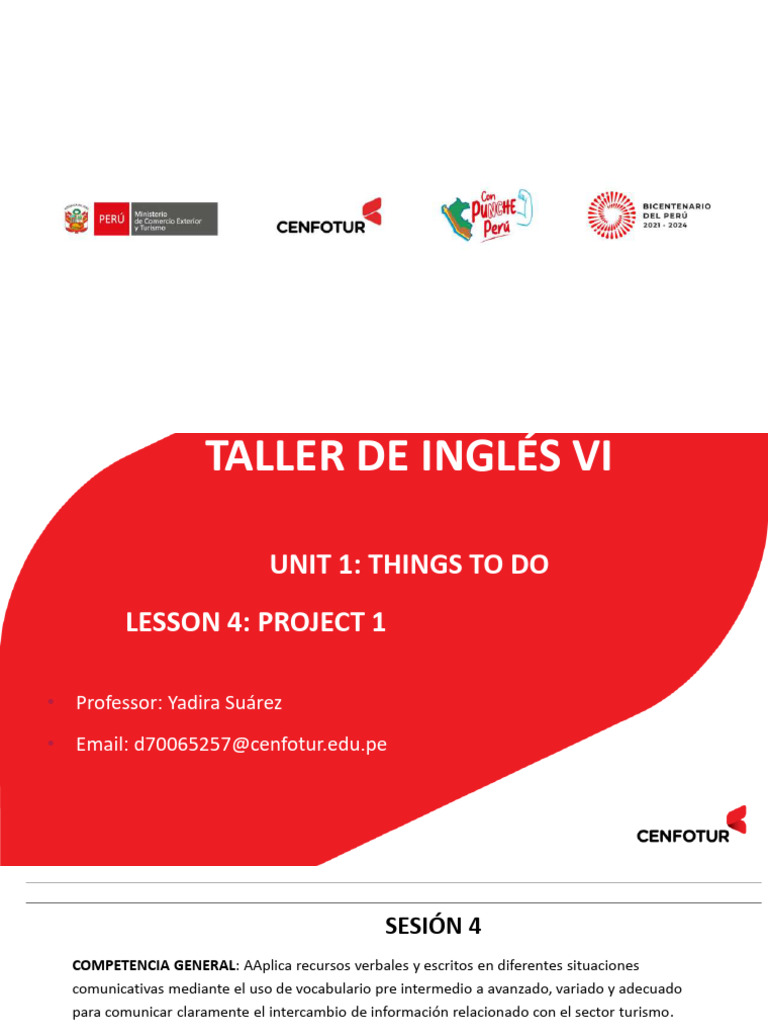 Clase 4 - Project 1 | PDF