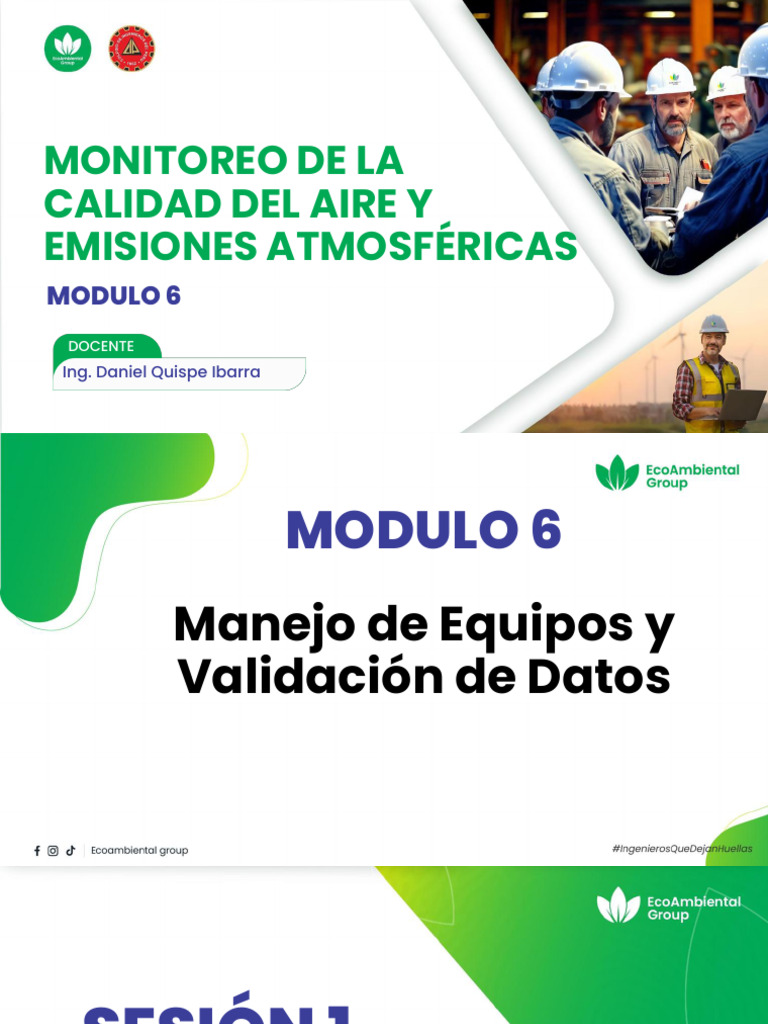 Monitoreo de La Calidad Del Aire y Emisiones Módulo 6 | PDF ...