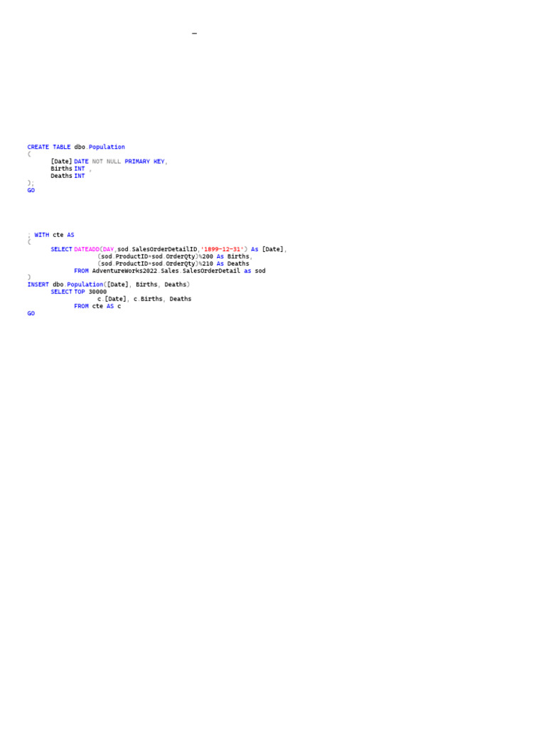 SQL Server Running Total Optimization | PDF | Microsoft Sql Server ...