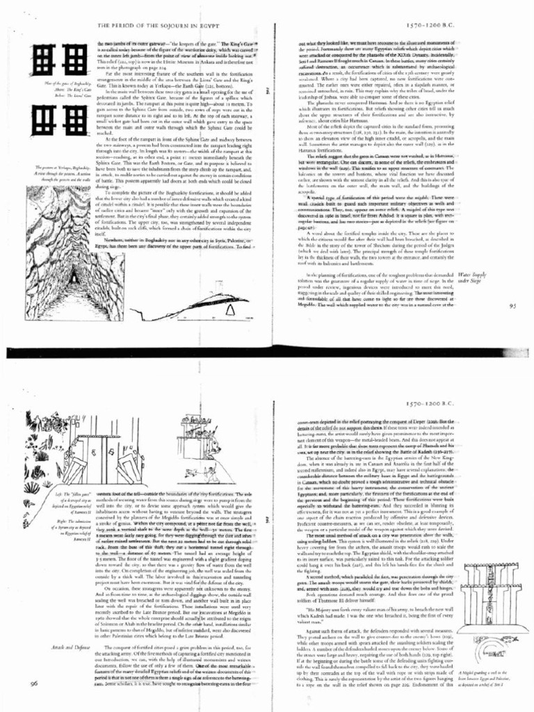 Fortifications in Ancient Egypt (1570-1200 BC) | PDF