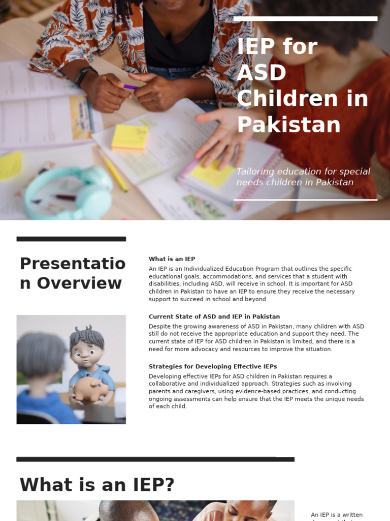 IEP Strategies for ASD Children in Pakistan | PDF | Individualized ...