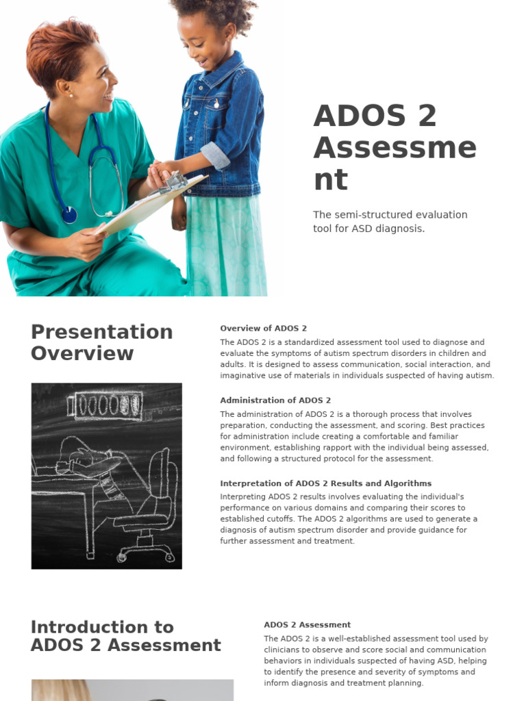 ADOS 2: Autism Diagnosis Assessment Guide | PDF | Autism ...