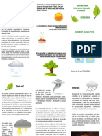 Brochure - Cambio Climático