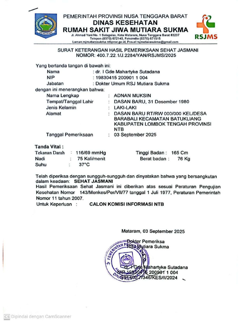 Suket Jasmani Dan Rohani | PDF