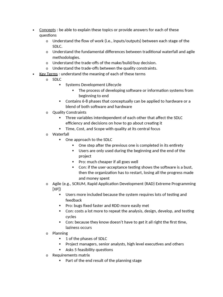 SDLC Overview and Flowchart Basics | PDF | Software Development Process ...