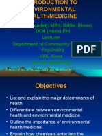 Introduction To Environmental Health