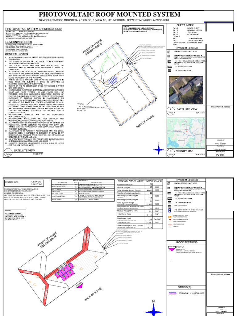 Photovoltaic Roof Mount System Design | PDF | Photovoltaic System ...