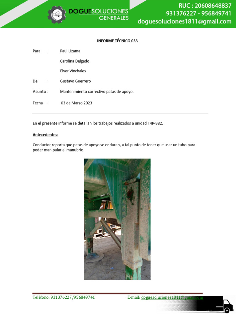 Informe 033 | PDF