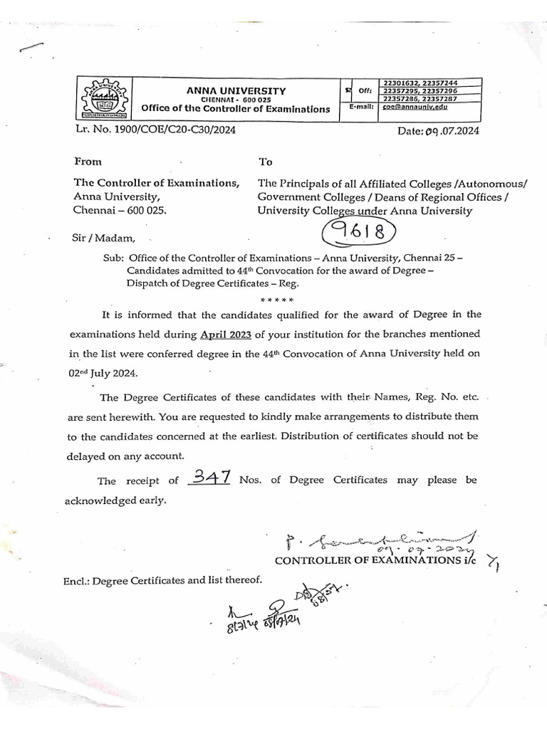 44 Convocation List | PDF