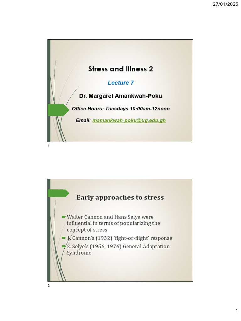 Stress, Illness, and Coping Strategies | PDF | Stress (Biology ...