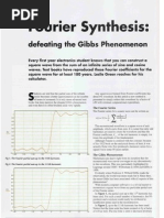 Fourier Synthesis