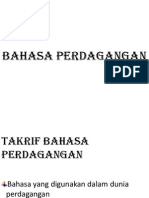 Bahasa Perdagangan