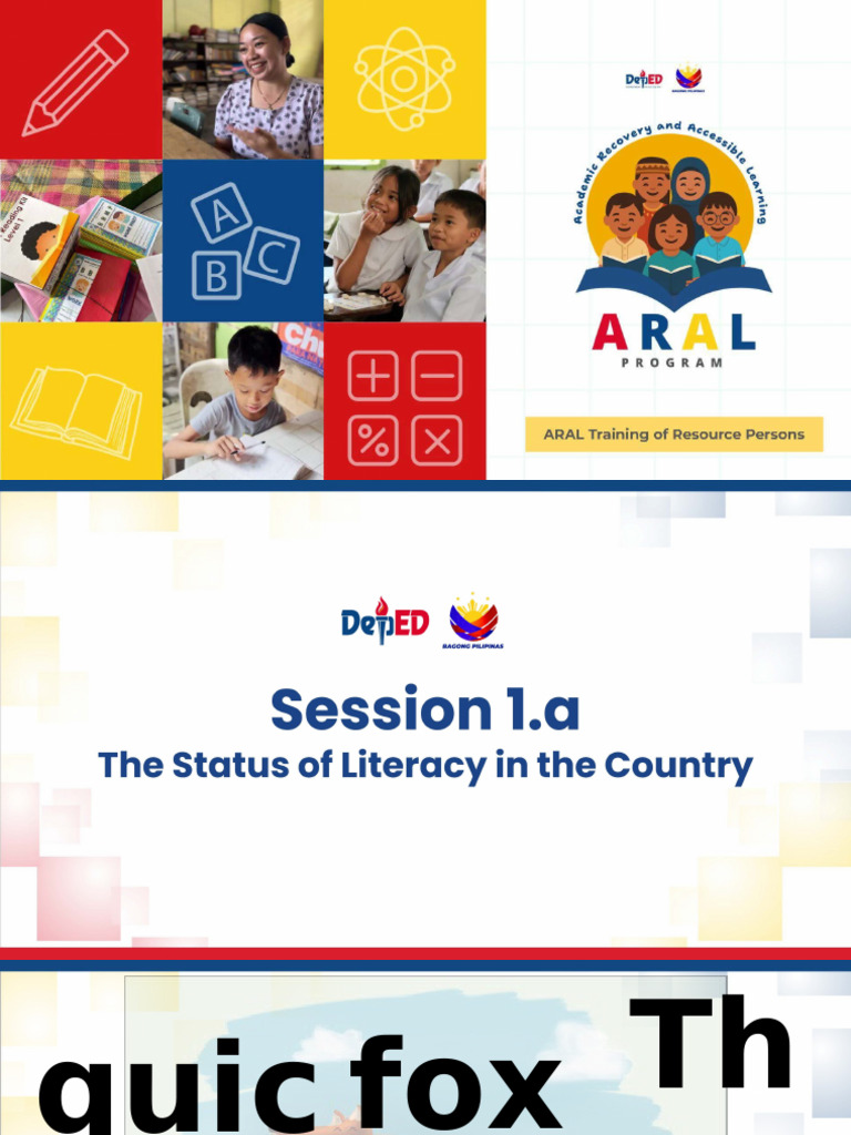 ARAL Session 1.A | PDF | Learning