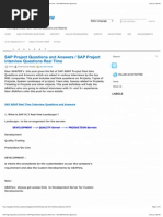 Download SAP Project Questions and Answers _ SAP Project Interview Questions Real Time  SAP ABAP Interview Questions by Prashanth Kumar Sriram SN91625683 doc pdf