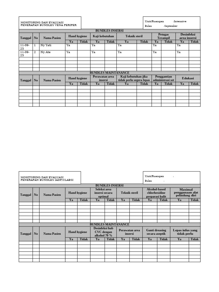 Formulir Audit Bundles | PDF