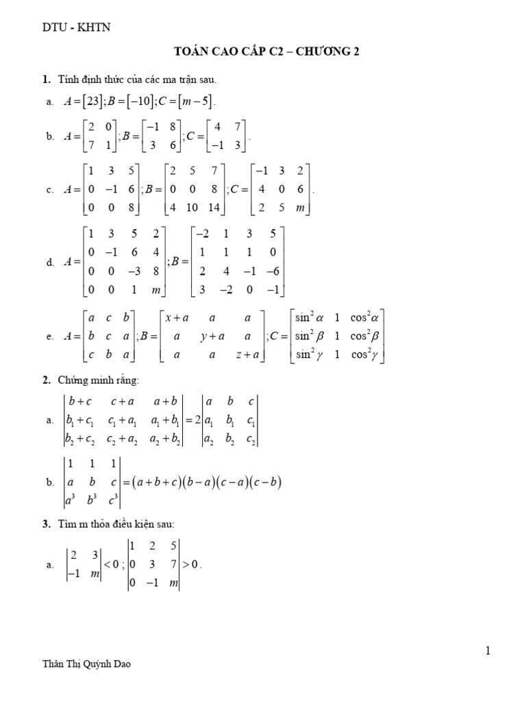 C2 - Chương 2 | PDF