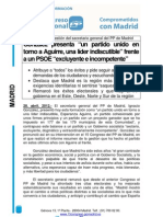 Nota Prensa Informe Gestión PPMadrid