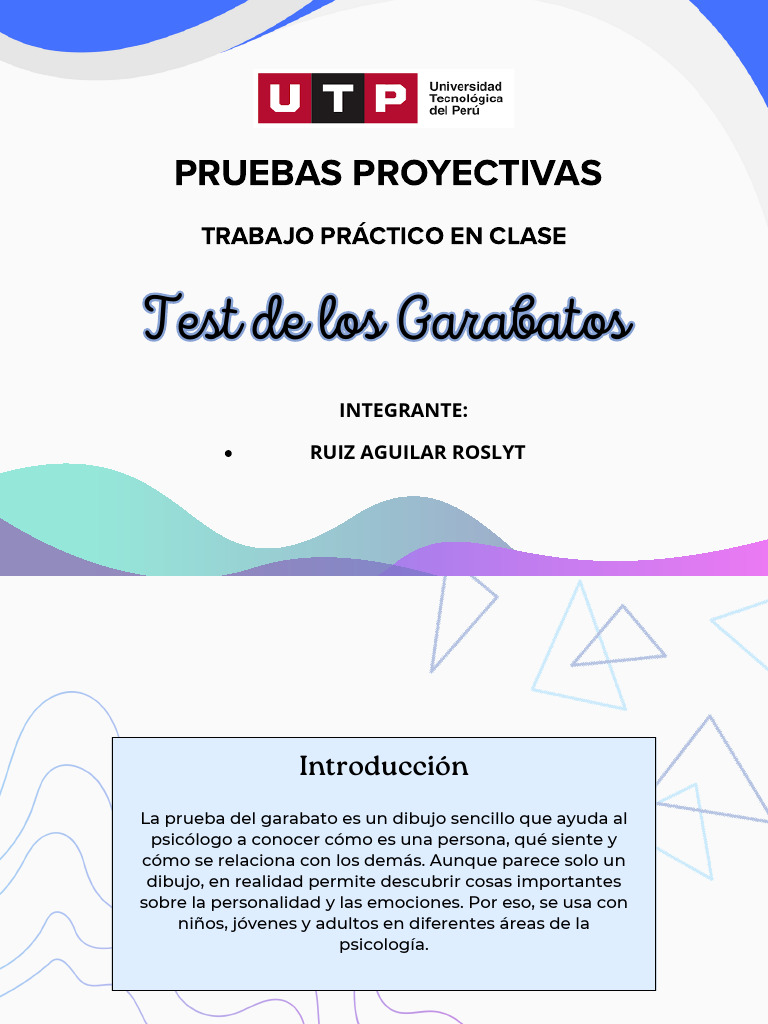 Práctica de Clases Test Del Garabato | PDF
