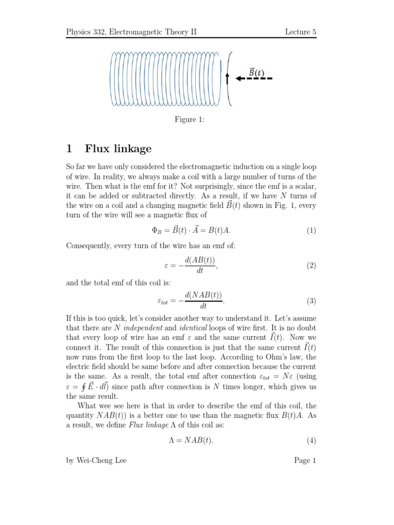 Electromagnetic Induction and Inductance | PDF | Inductance | Inductor