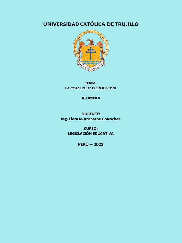 Definición y Funciones de la Comunidad Educativa | PDF | Institución ...