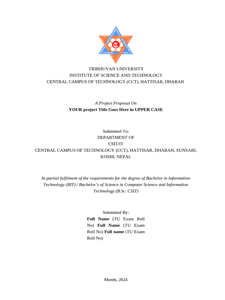 Project Proposal for IT Degree | PDF | Feasibility Study | Computing