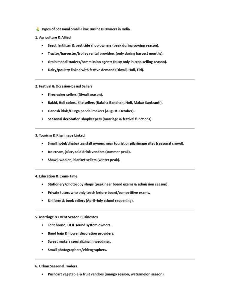 Sessional Business Man Caterogy | PDF