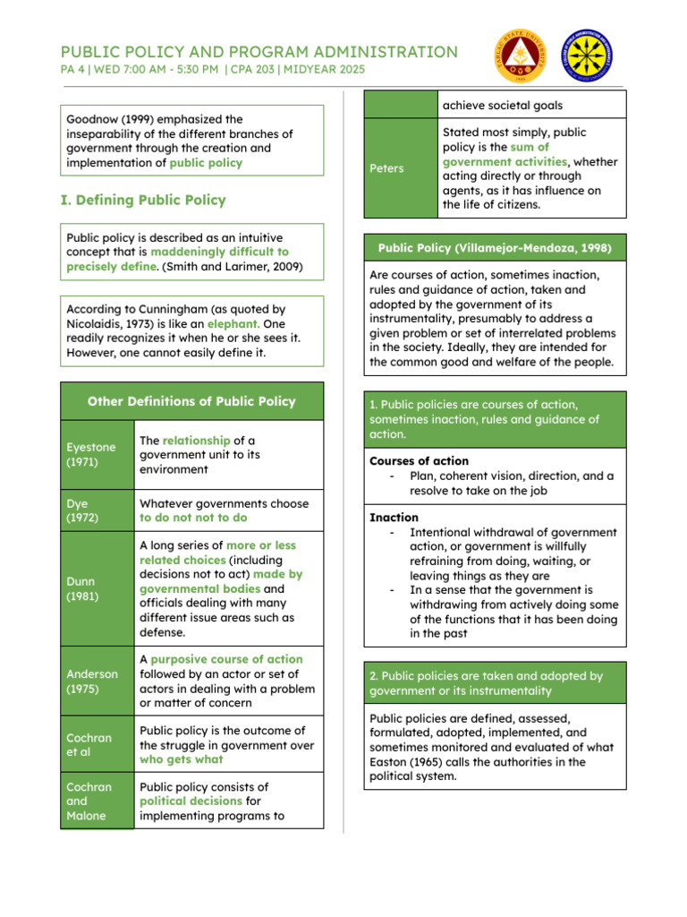 Understanding Public Policy Fundamentals | PDF | Policy | Legislature