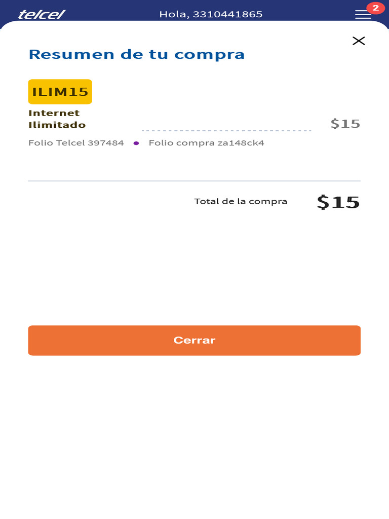 Recarga Telcel con Tarjeta Débito | PDF