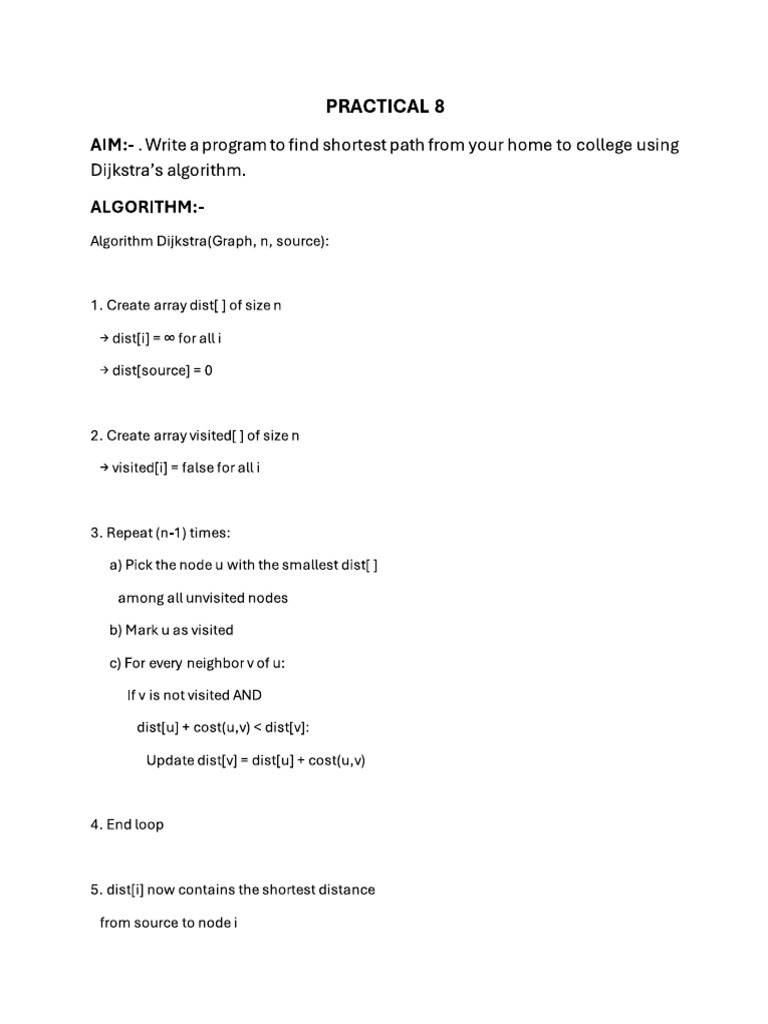 Daa Practical 8 | PDF