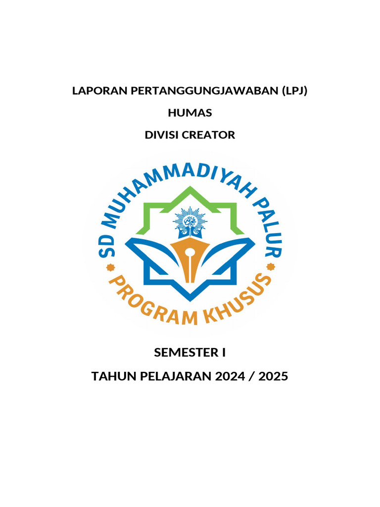 Laporan Kegiatan Humas Divisi Creator | PDF