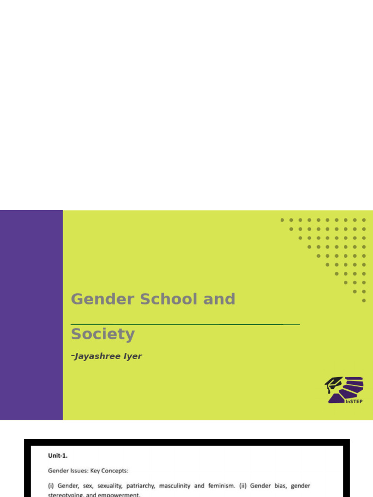 Understanding Gender and Sex Differences | PDF | Gender | Gender Studies