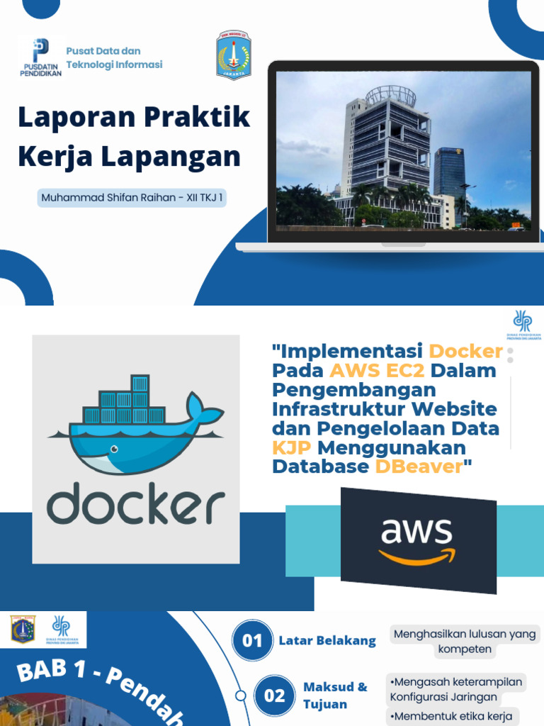 LAPORAN PKL - Implementasi EC2 Dengan Docker Dan Pengelolaan Database ...