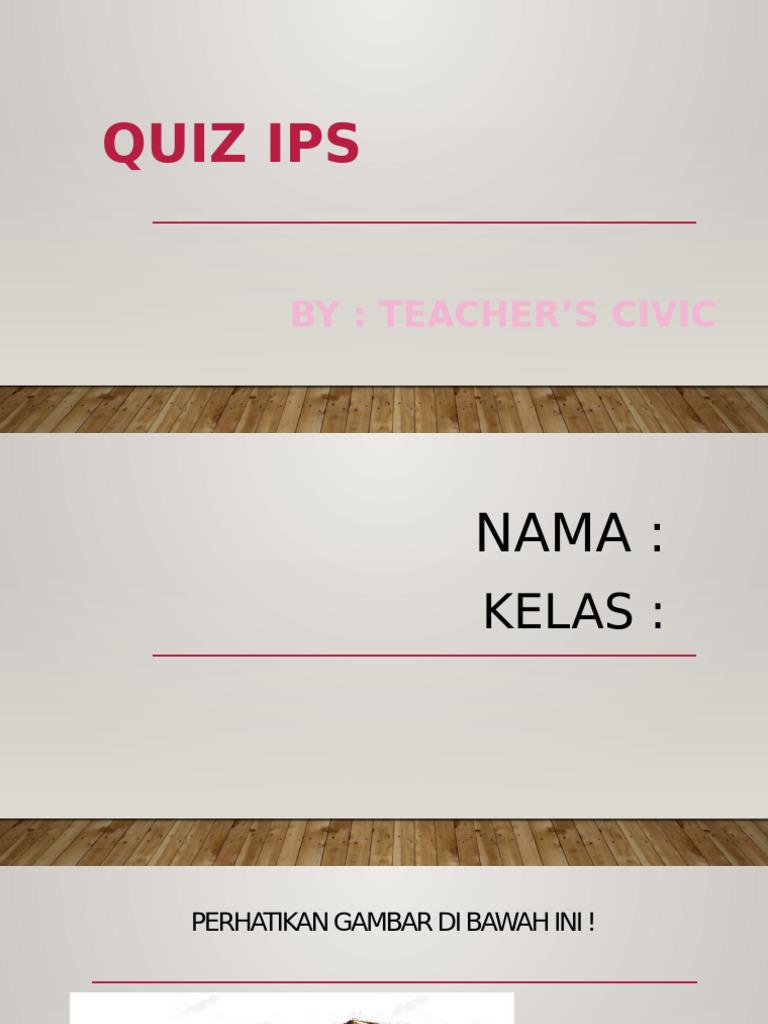 Quiz Ips Uh-1 Grade 4 T.A 2023-2024 | PDF